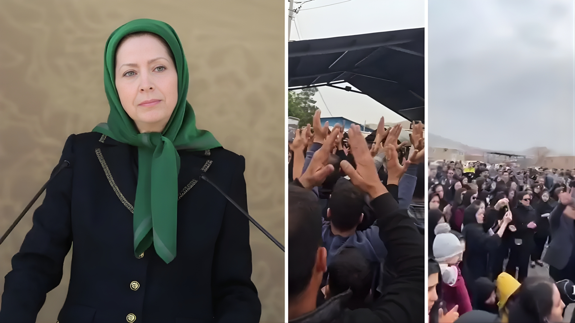 خانم مریم رجوی - گرامیداشت چهلمین روز شهادت قهرمانان قیام دی ۱۴۰۴